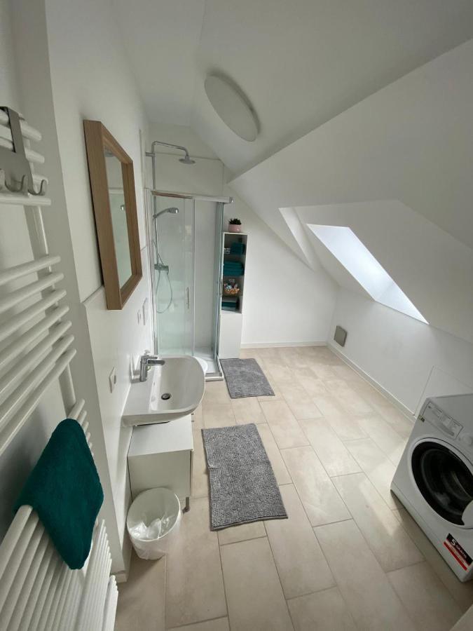 Helle 2 Zi. Wohnung nähe Flughafen München Haimhausen  Exterior foto